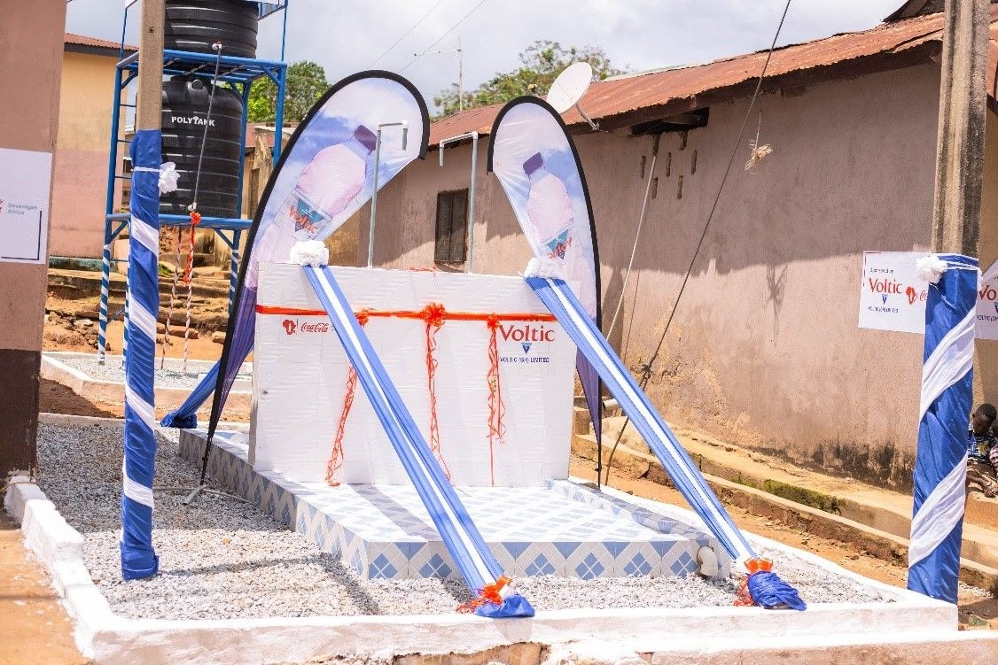 Two farming communities in Ashanti Region get borehole from Voltic  