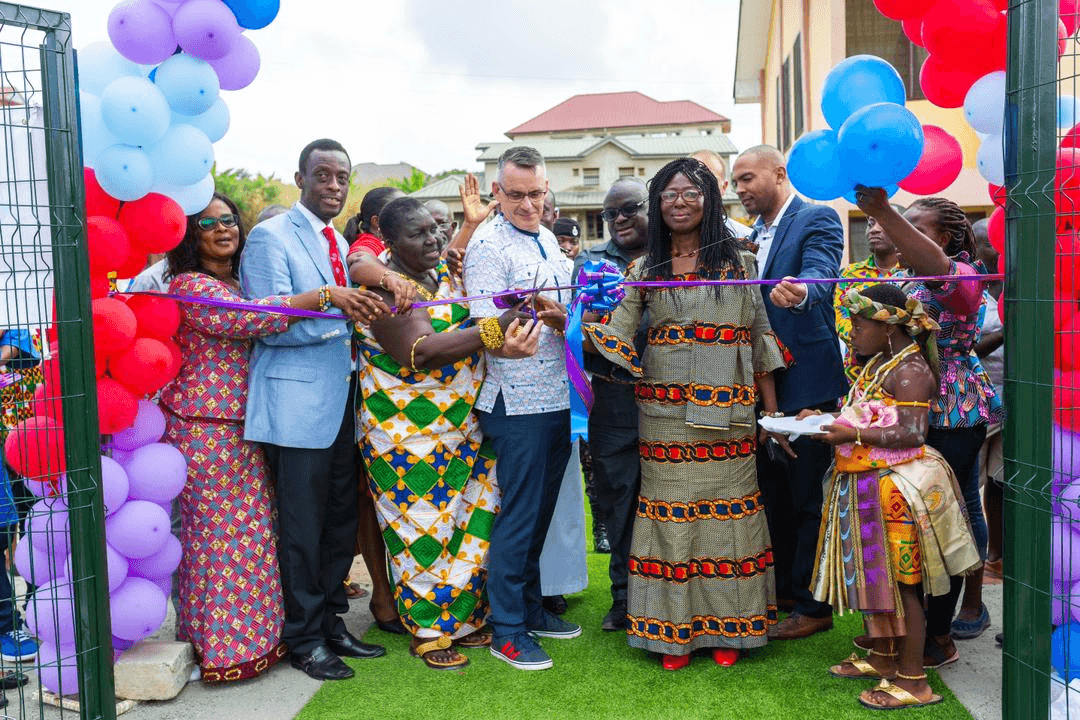 TechnipFMC Ghana supports Twin City Special School with Astro turf pitch, playground