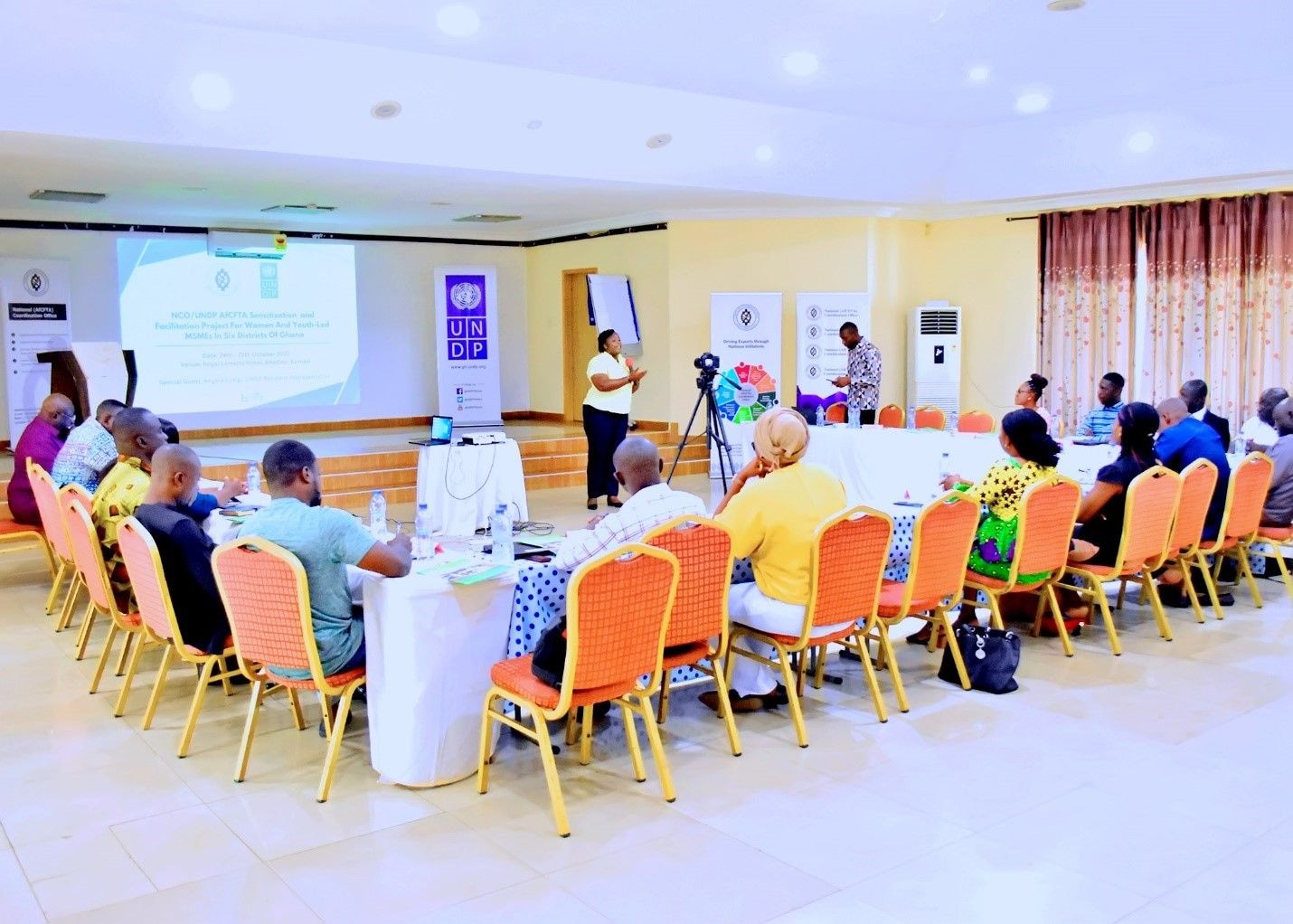 National AfCFTA Coordination Office, UNDP train heads of BACs, BRCs, and MoTI regional reps