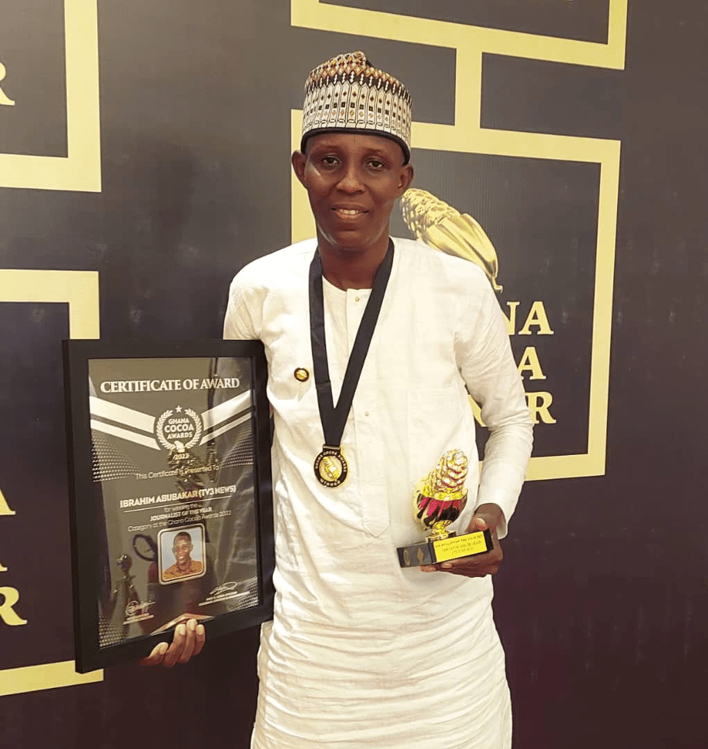 Media General's Abubakar adjudged 'Journalist of the Year' at the Ghana Cocoa Awards 2022
