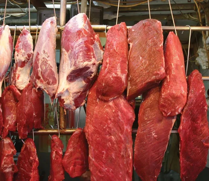 Ecological footprints of meat production