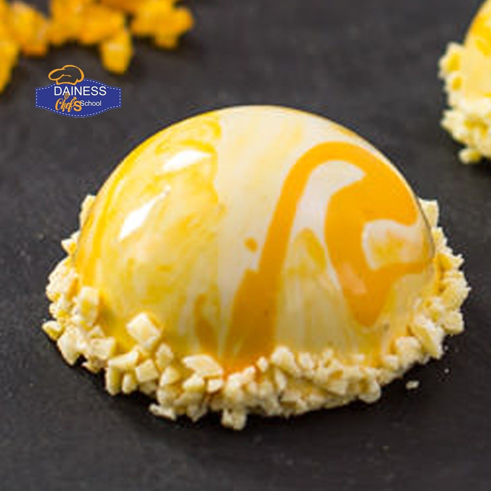 Recipes with Dainess Chef School: Orange chocolate mousse dome