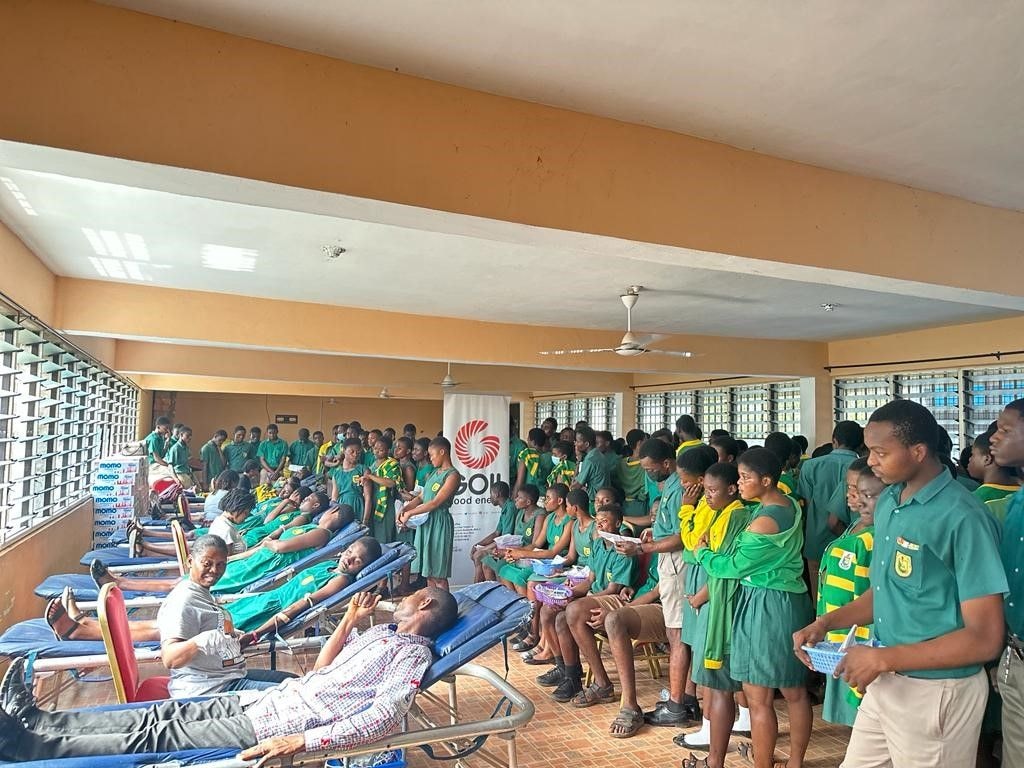 GOIL supports blood donation exercise in Nifa SHS
