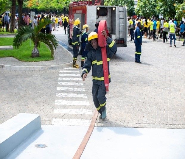 CalBank GNFS organise fire drills