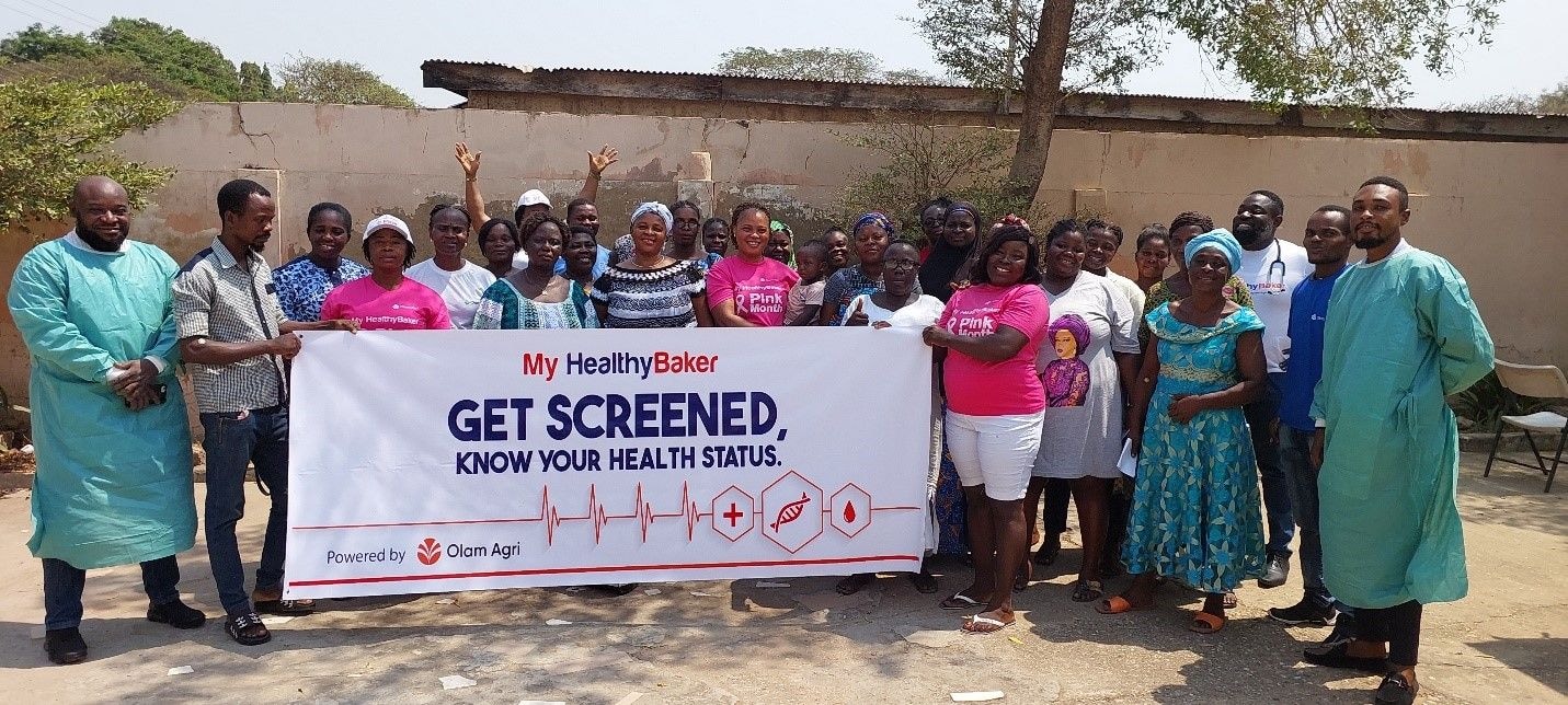 Olam Agri provides free medical screening for over 1,100 bakers