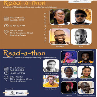 CanoeVibes: Reading festival ReadAThon comes off Saturday at Dikan Centre, La