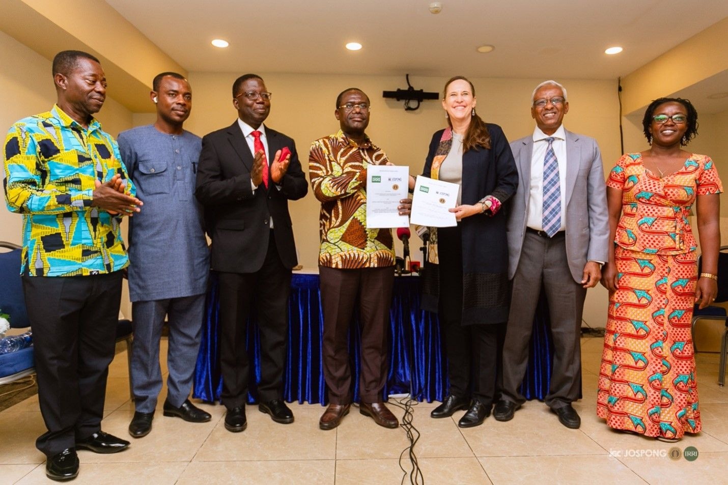 Jospong Group signs agreement with IRRI