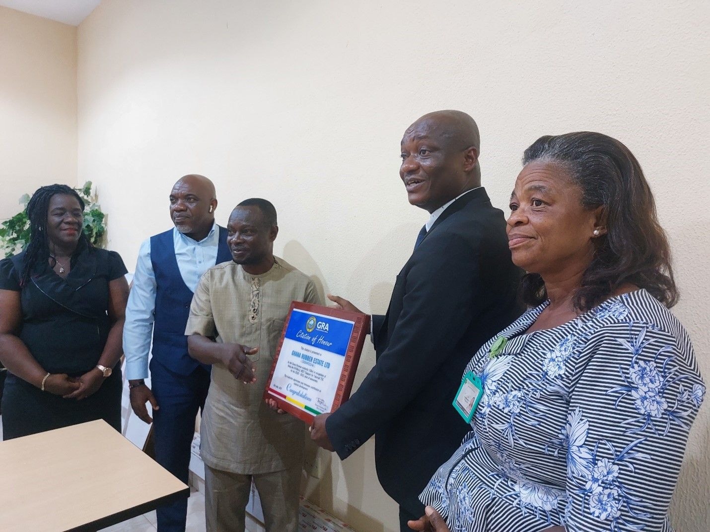 GRA awards GREL as best tax-paying company in Takoradi