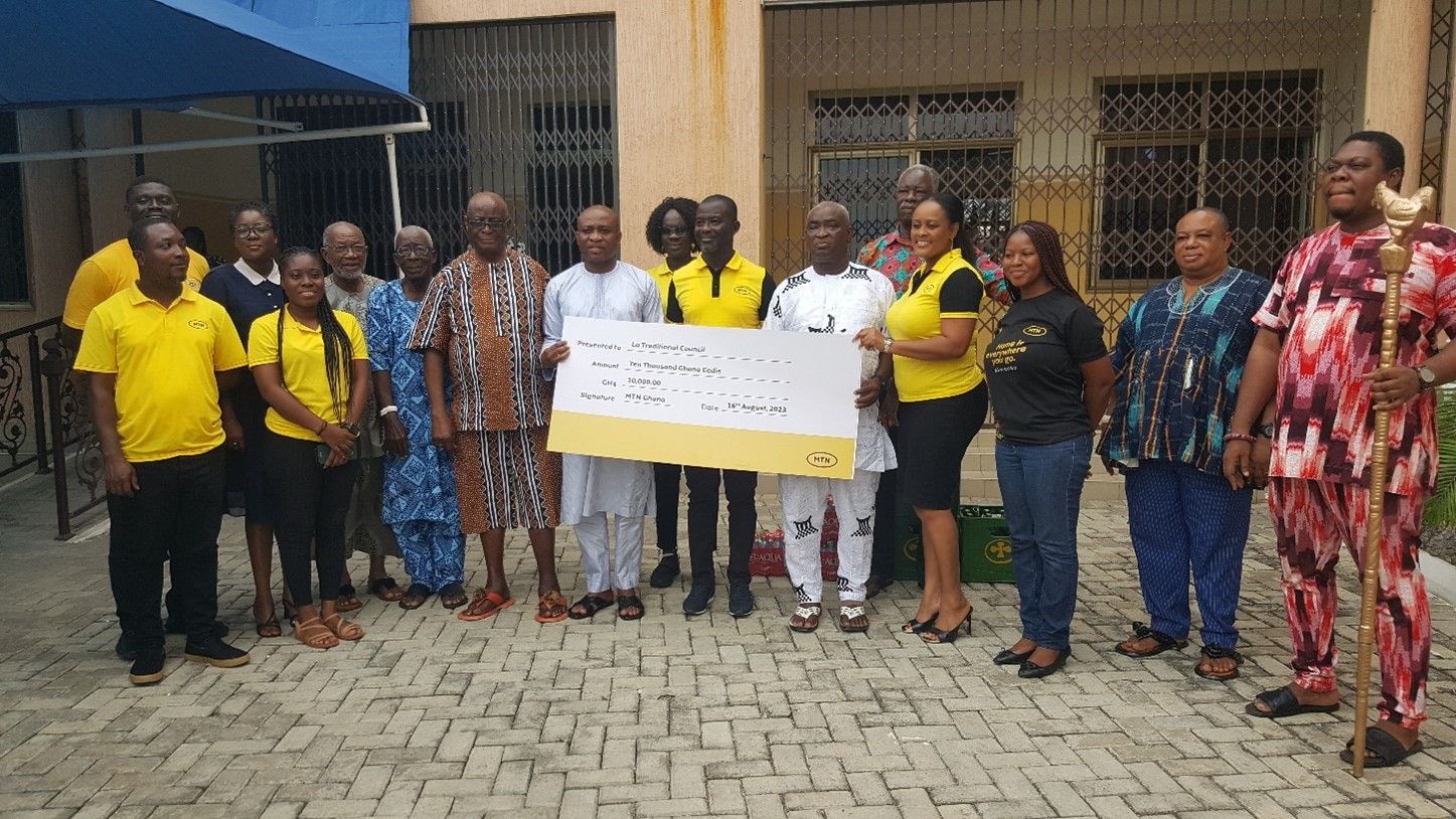 MTN donates to La Traditional Council