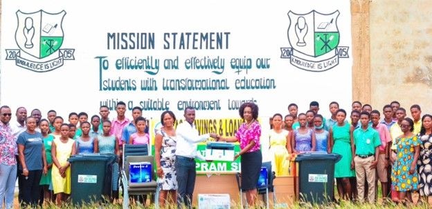 ASA Savings and Loans donates to Prampram SHS