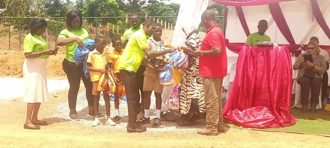 COCOBOD Foundation constructs astroturf for Domeabra School at Asankrangwa