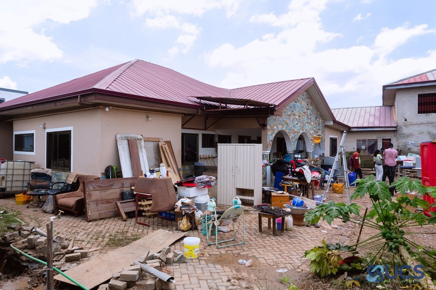 UCS Facility Management offers free cleaning services for flood victims at Nanakrom