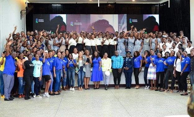 StanChart marks Int. Day of the Girl Child mentoring SHS girls