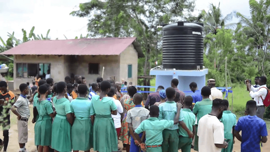 RuralFocus Initiative builds mechanized borehole for Banso SDA Basic In Ahanta West
