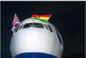 British Airways' launches new route, from London Gatwick to Accra