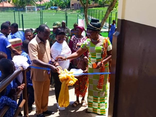 Justmoh hands over renovated dining/assembly hall to Twin-City Special Sch.