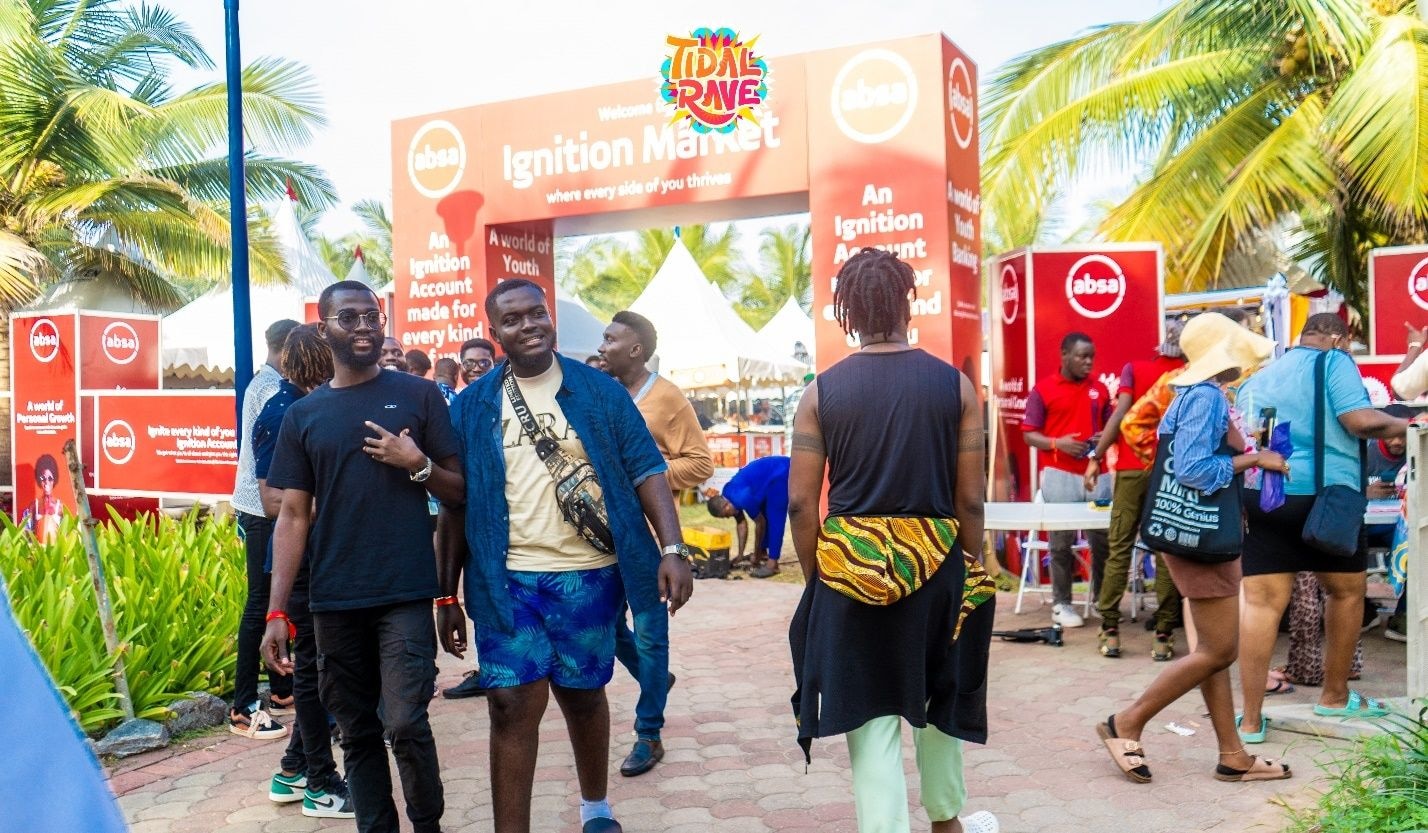 Absa ignites dreams, engages more than 20,000 Ravers atTidal Rave Festival 2023