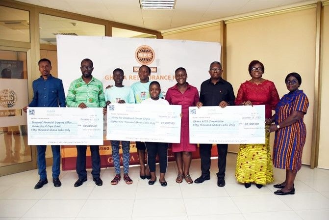 Ghana Re supports three institutions in healthcare and education
