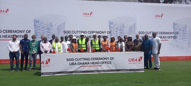 UBA cuts sod for construction of head office in Accra