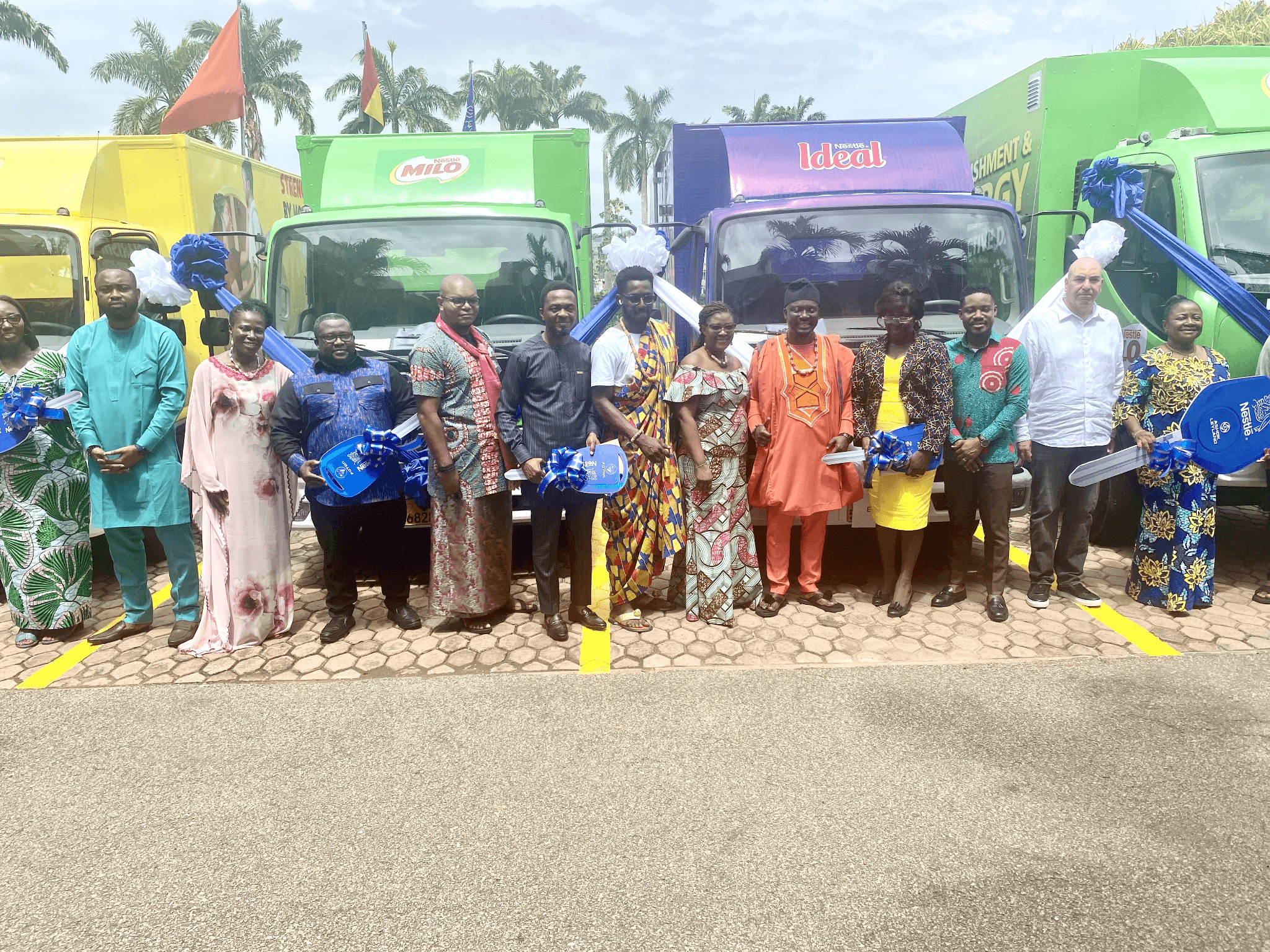 Nestle honours top five distributors with vehicles