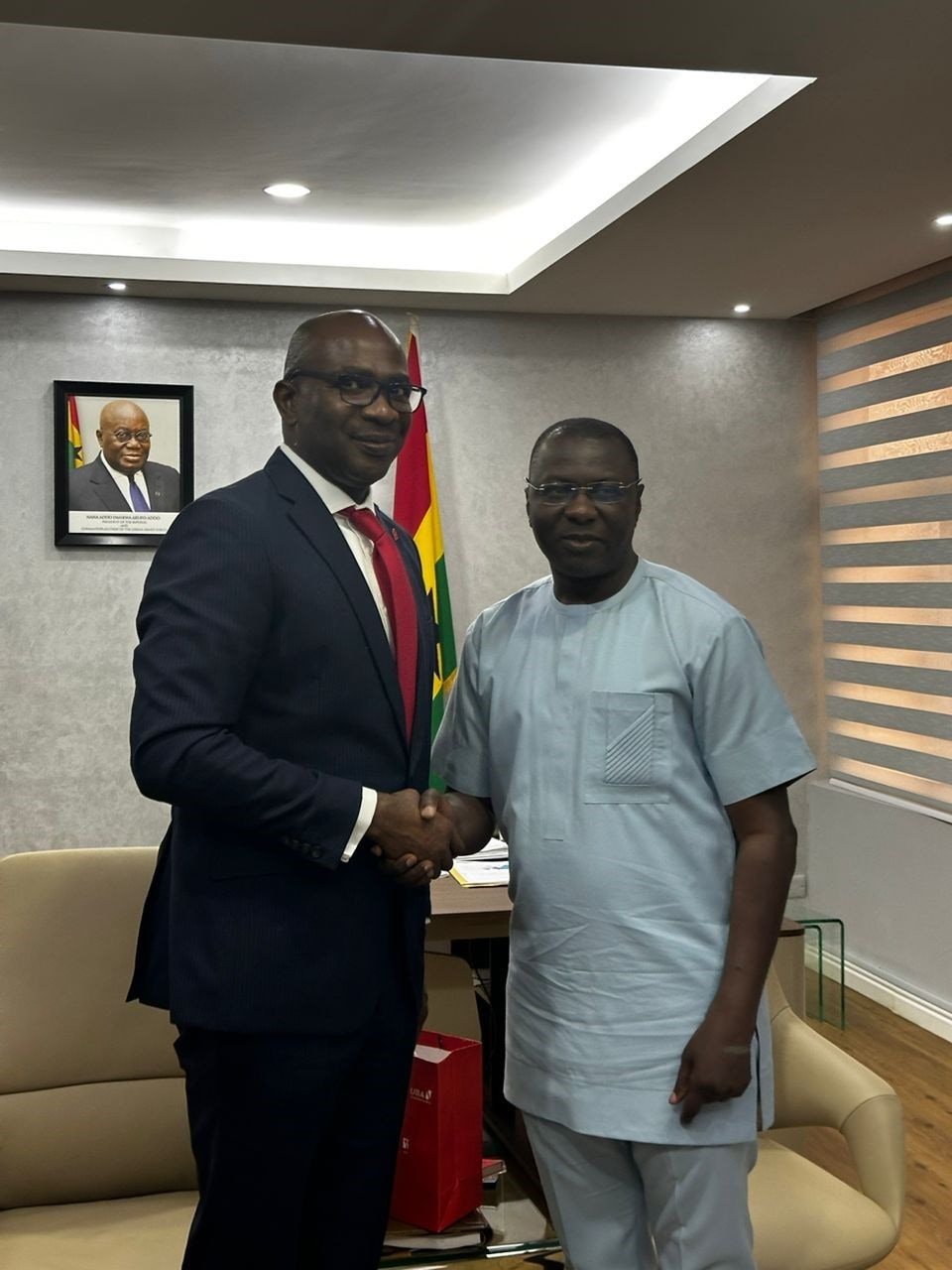 UBA  MD/CEO meets Finance Minister