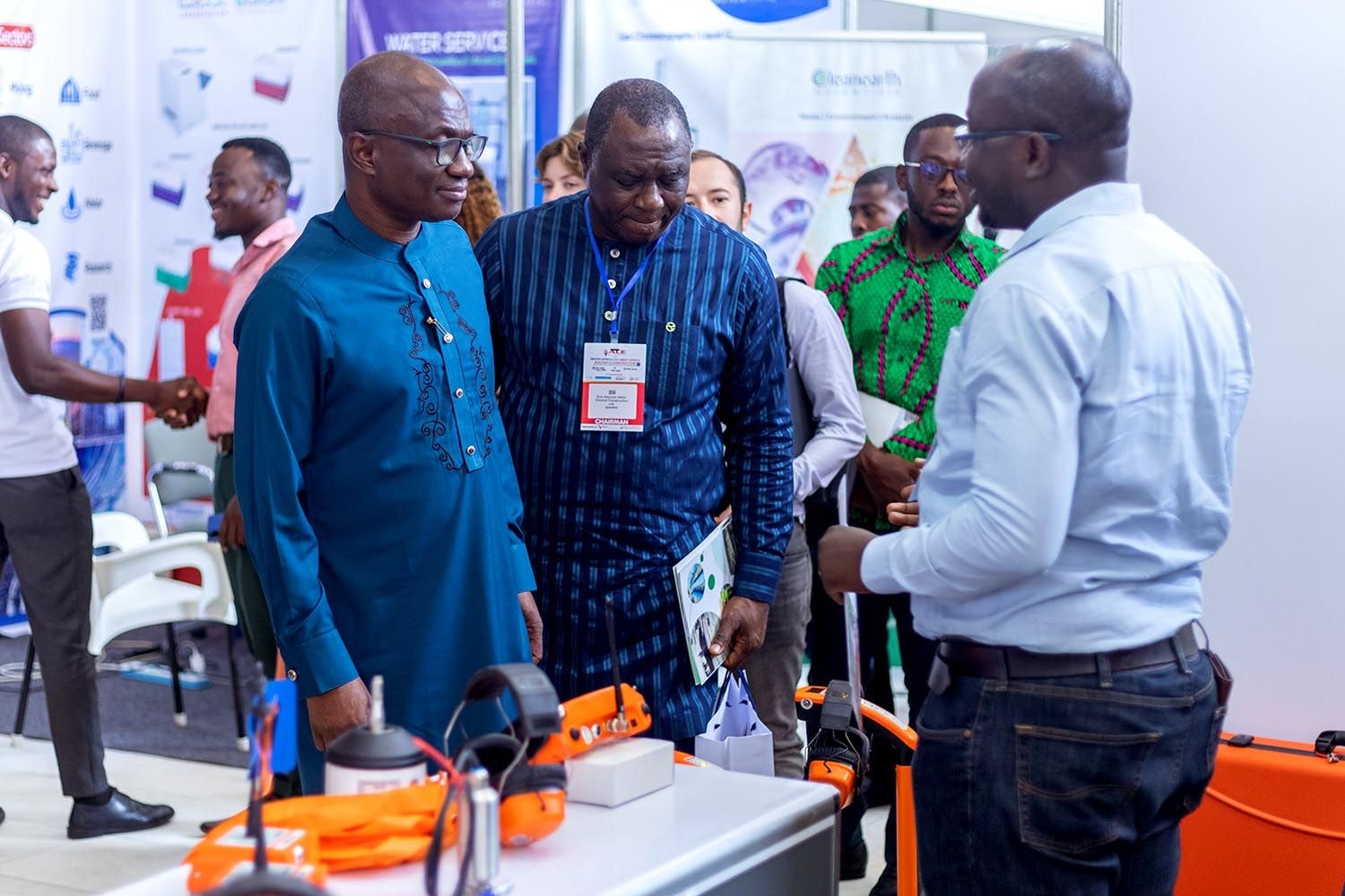 Ghana ministers attend water and construction event 