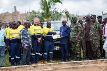 Newmont donates 3 vehicles to Ghana Armed Forces