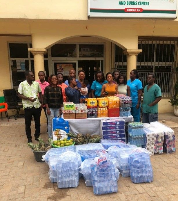 AJ’s Smiling Heart Foundation donates to Korle Bu’s Reconstructive Plastic Surgery and Burns Centre