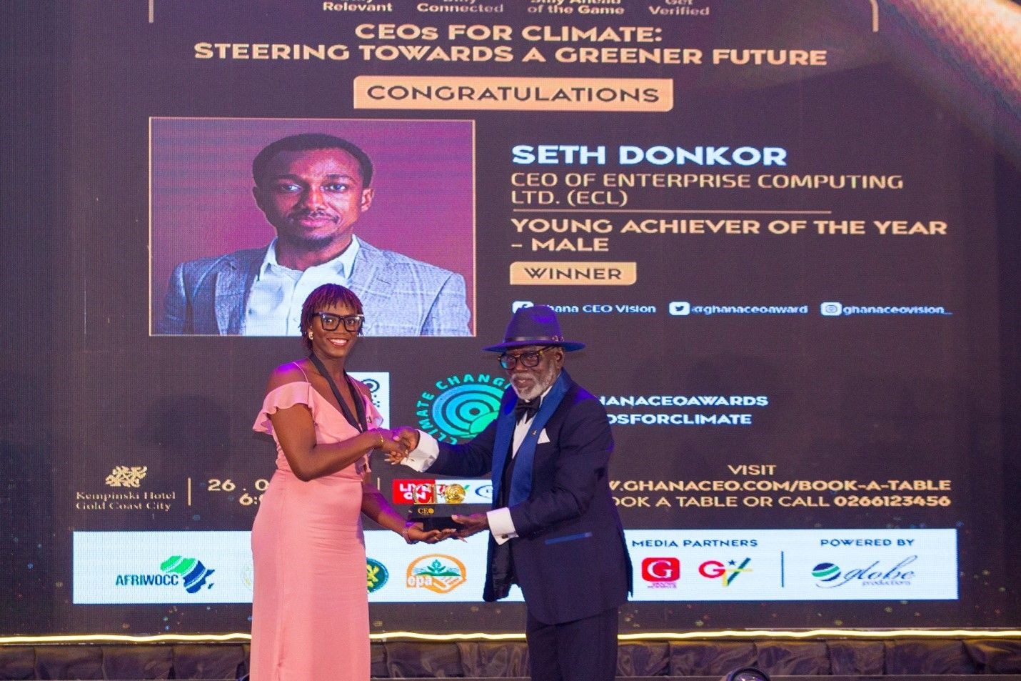ECL's Seth Donkor clinches top honor at 3rd Ghana CEO Awards