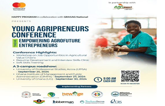 GRASAG to host young Agripreneurs conference