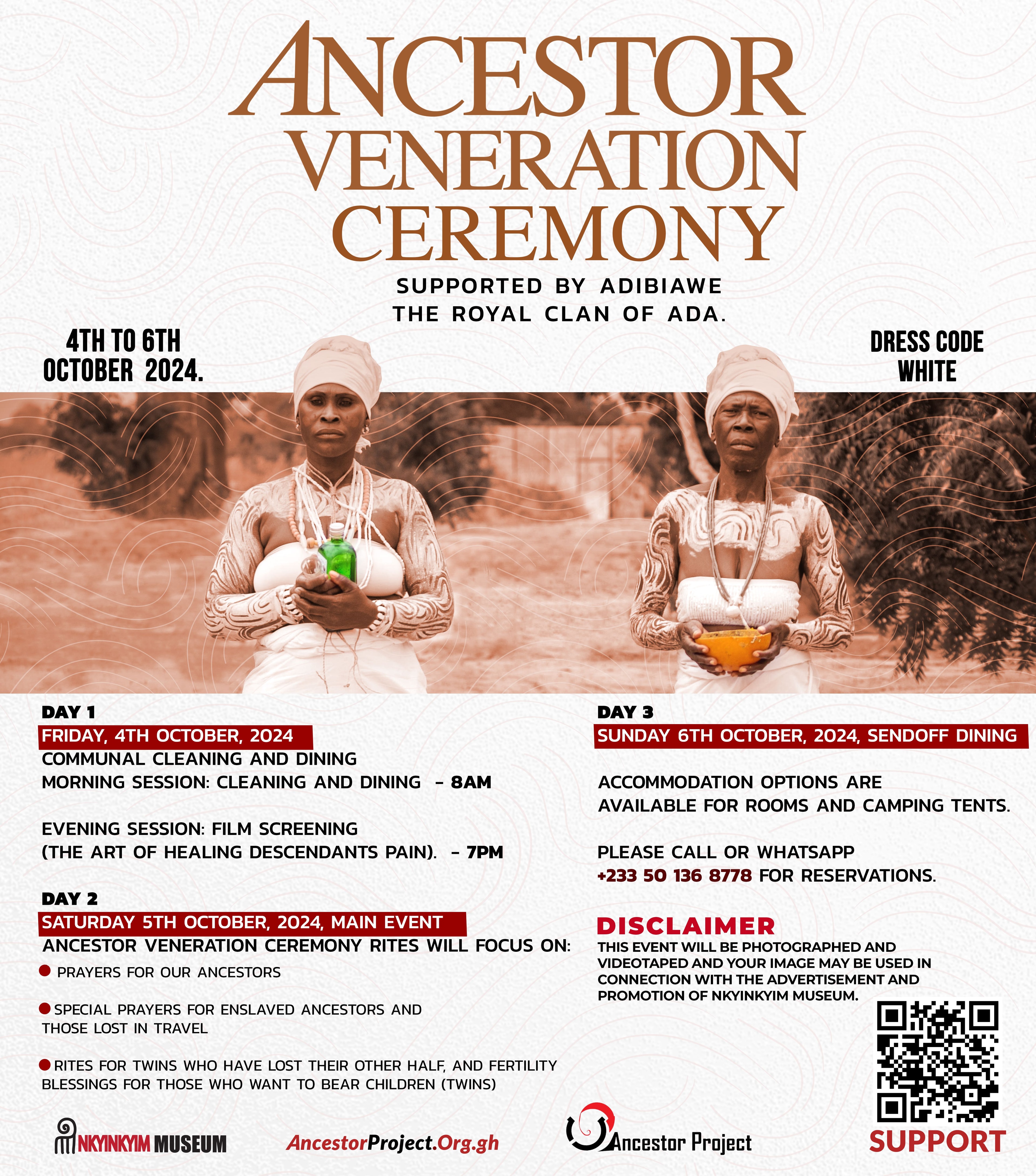 Nkyinkyim Museum hosts Ancestor Veneration this weekend in Nuhalenya, Ada, on saturday