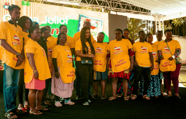 GBfoods  takes Gino Jollof Mix to Kumasi