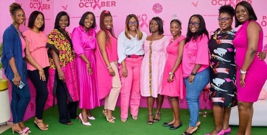 MTN employees support breast cancer patients