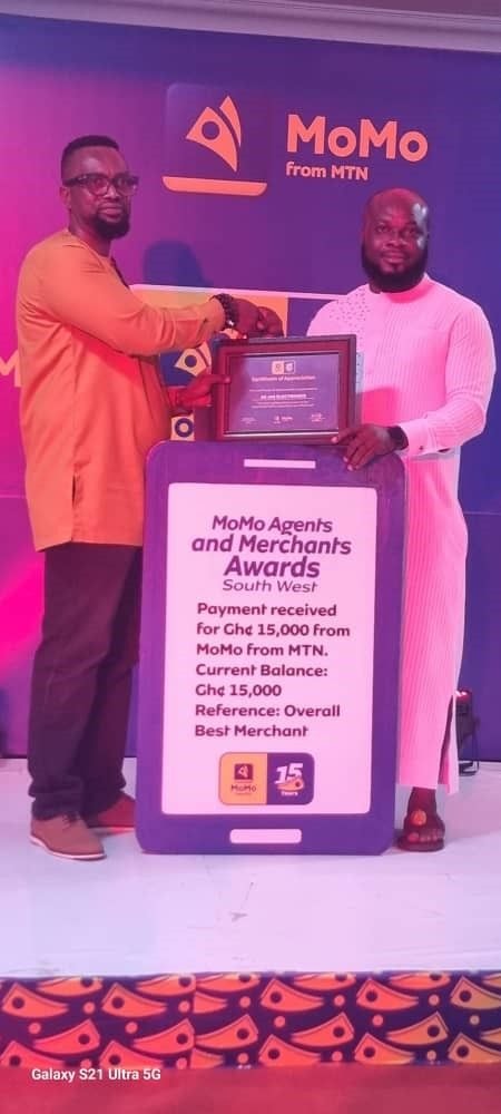 MTN award MoMo agents and merchants in South-West business district