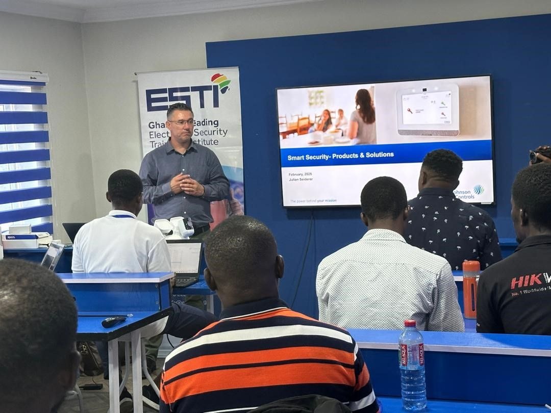 ESTI, Johnson Controls, and Response 1 host an exclusive training session for Ghanaian youth.