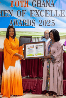 Veep honours Dr. Bernice Makafui Brempong at Women of Excellence Awards