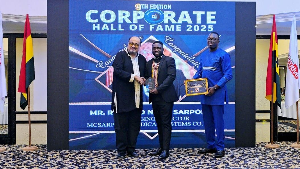 McSarpong MD honoured at 2025 Corporate Ghana Hall of Fame Awards