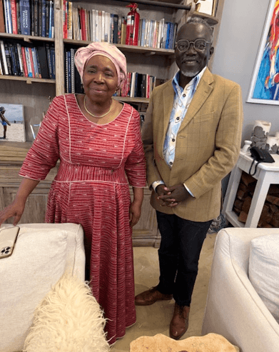 Professor Douglas Boateng meets Dr. Nkosazana Dlamini-Zuma