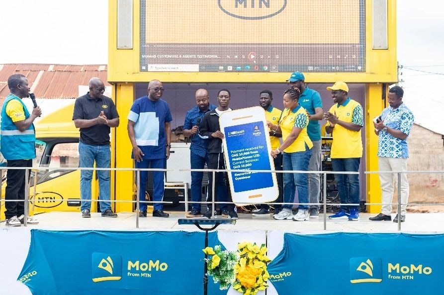 MTN MoMo rewards one millionth app user with GH¢10,000