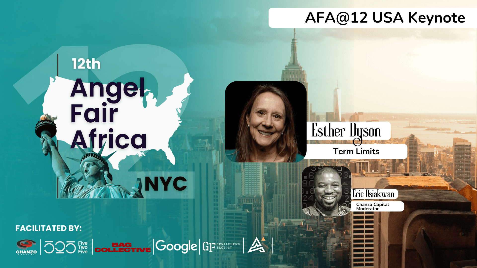 Esther Dyson to keynote 12th Angel Fair Africa at Google NYC