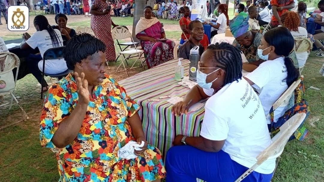 NADeF leads free medical outreach in Ntotroso to promote community health
