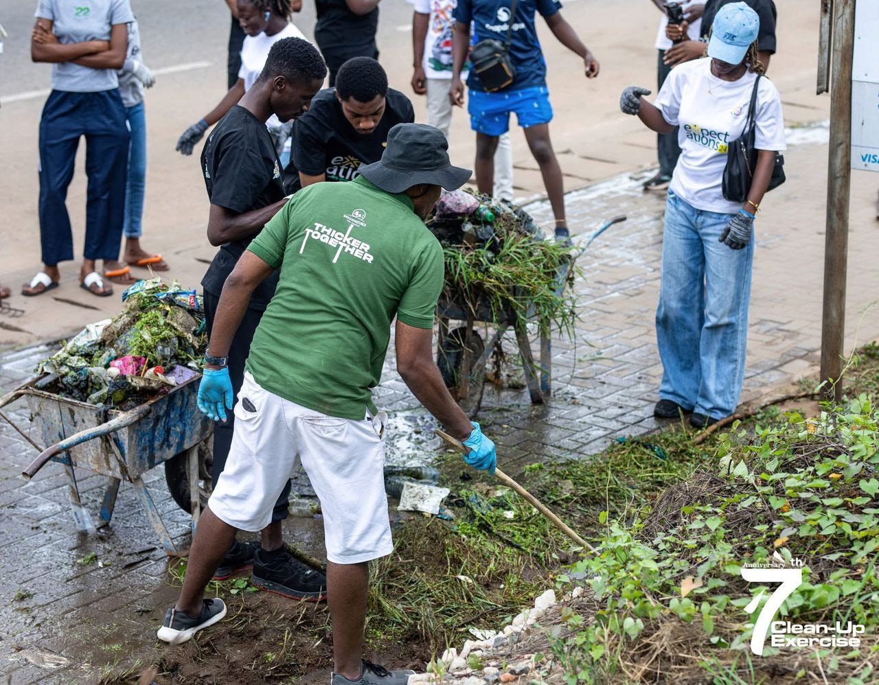 Green Pastures TPH Church marks 7 years with community clean-up