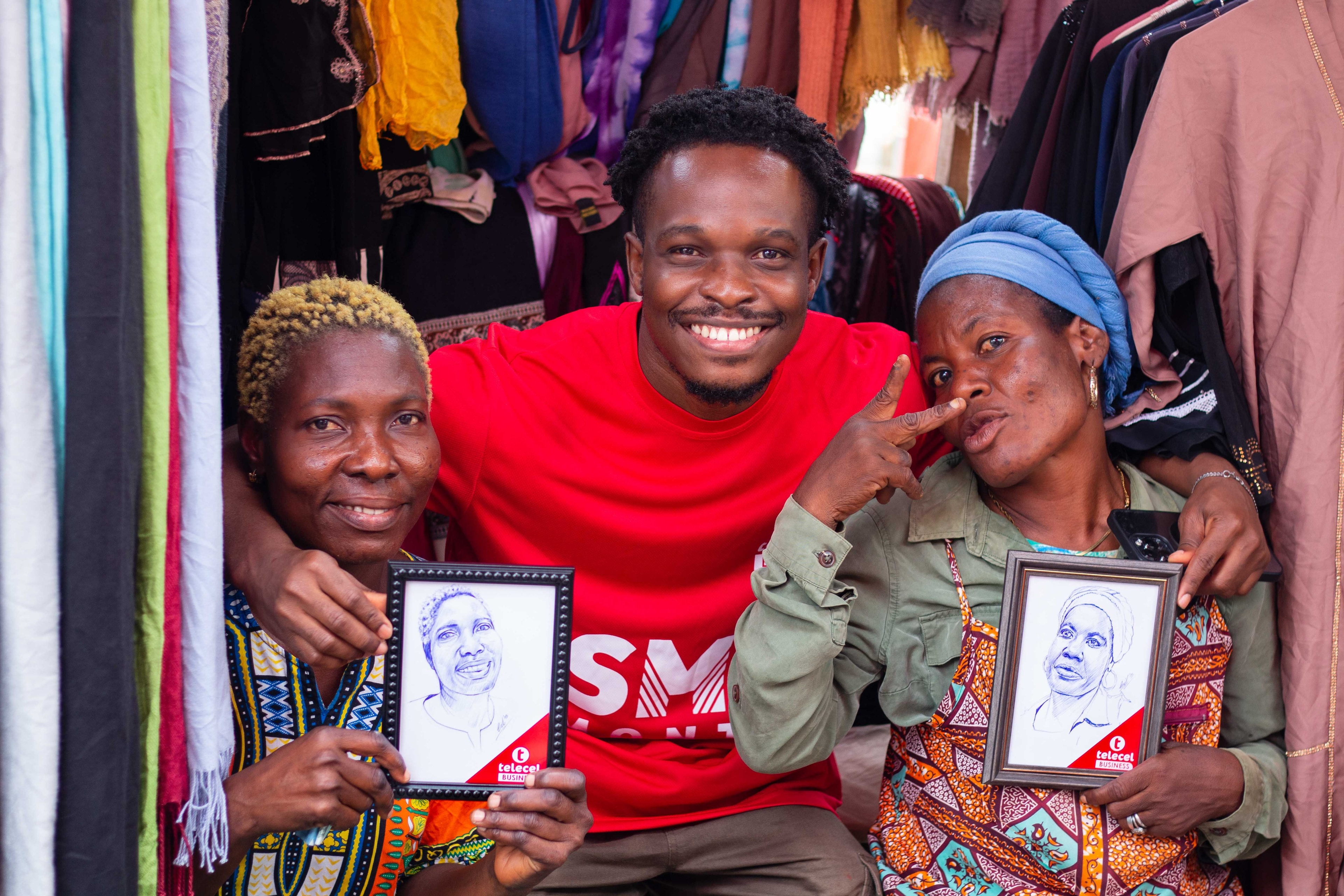 Telecel Red pop-ups showcase creative businesses in public squares for SME month