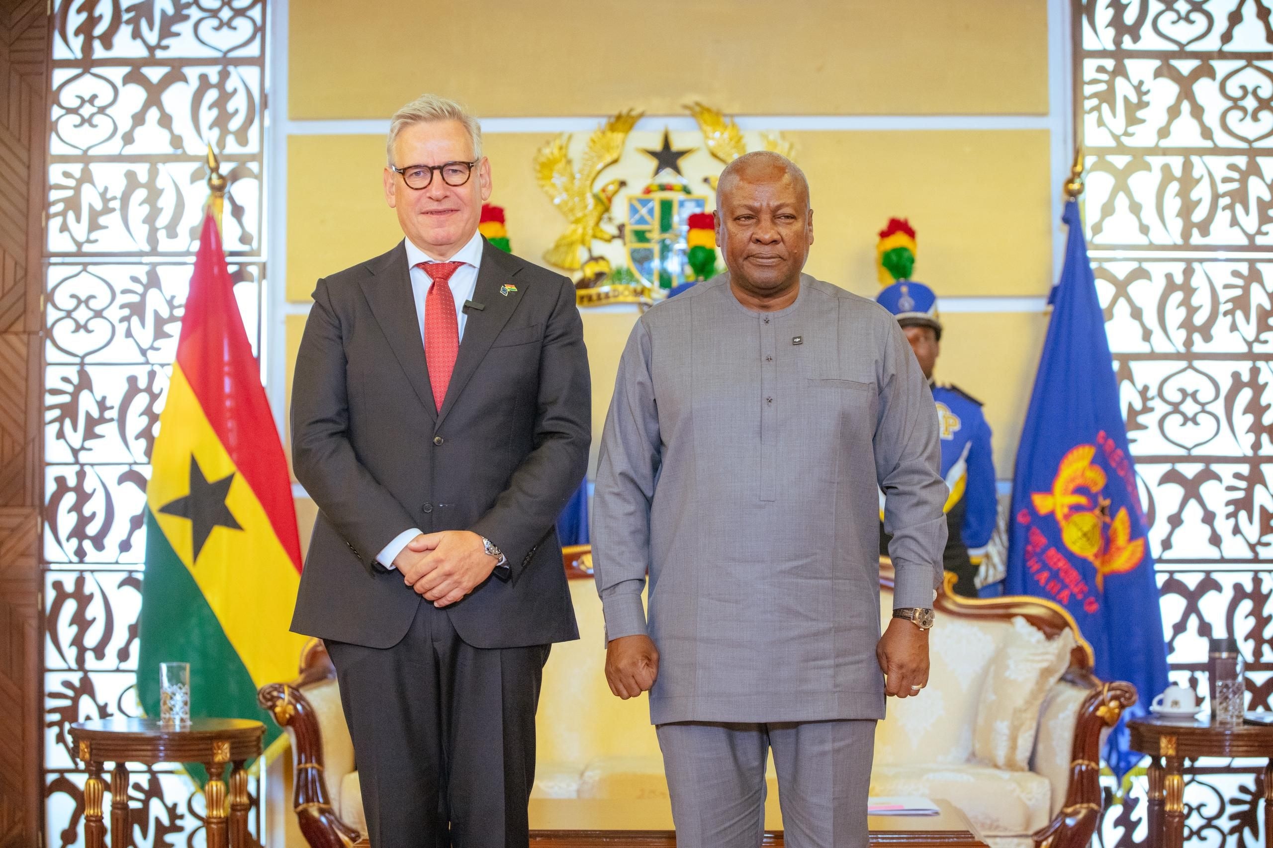 Rune Skinnebach presents credentials as new European Union ambassador to Ghana