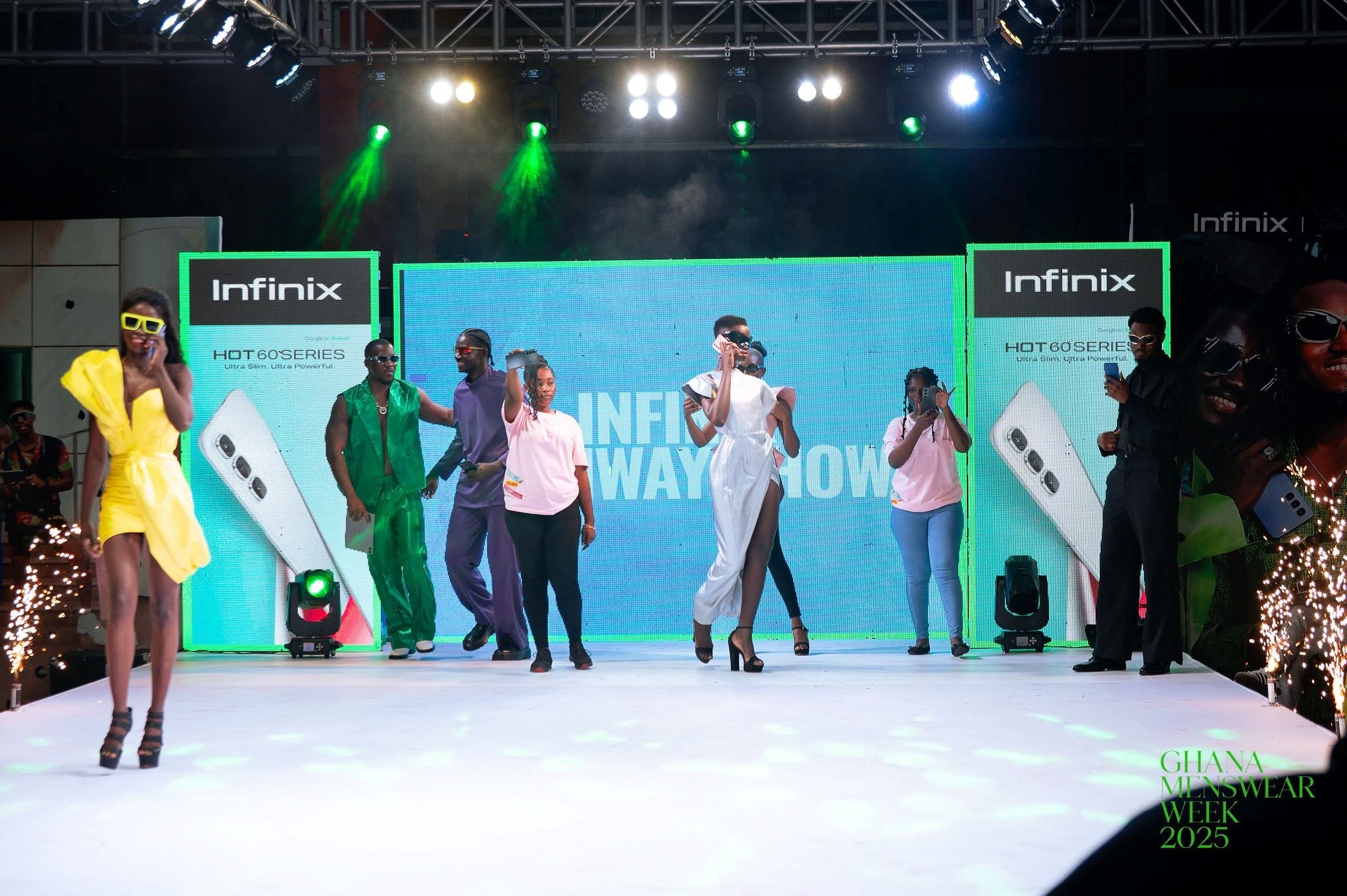Infinix Hot60 Series shines at Menswear Week 2025
