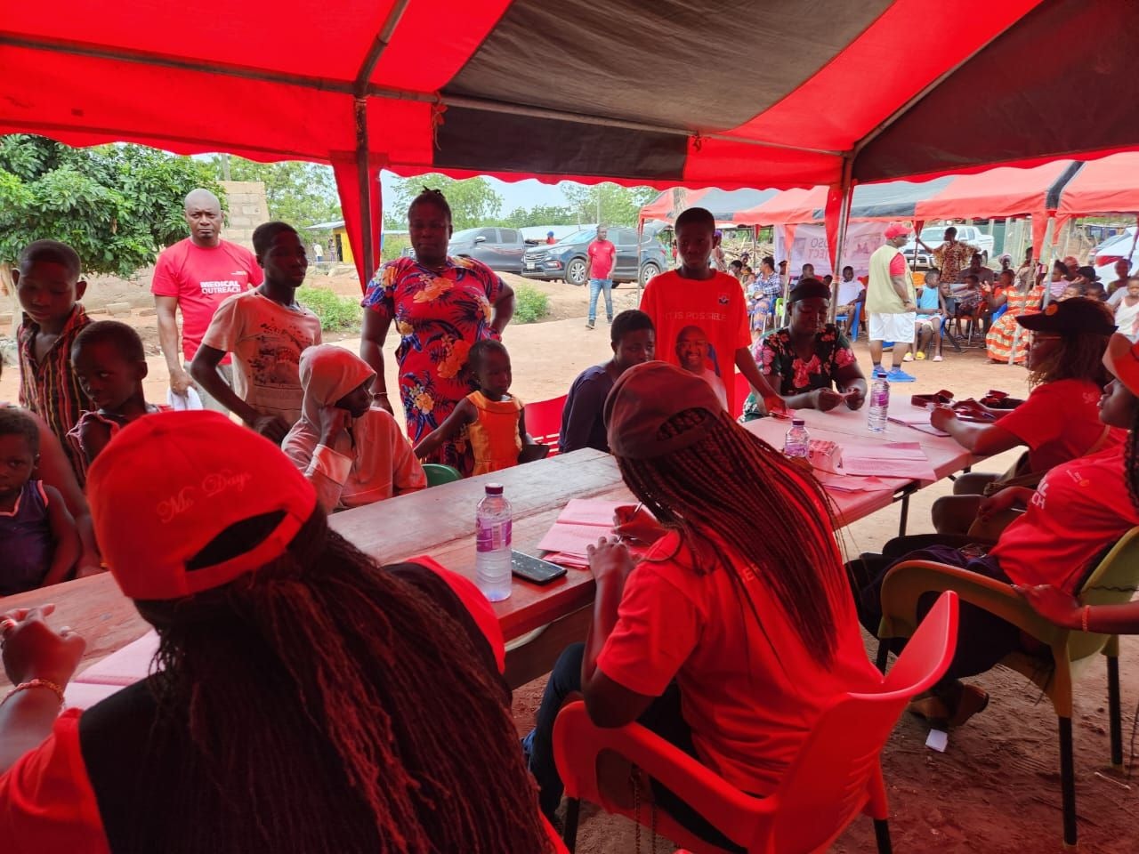 Rotary Club of Accra/Ridge provides healthcare to nearly 800 residents in Kotoso, Kwahu