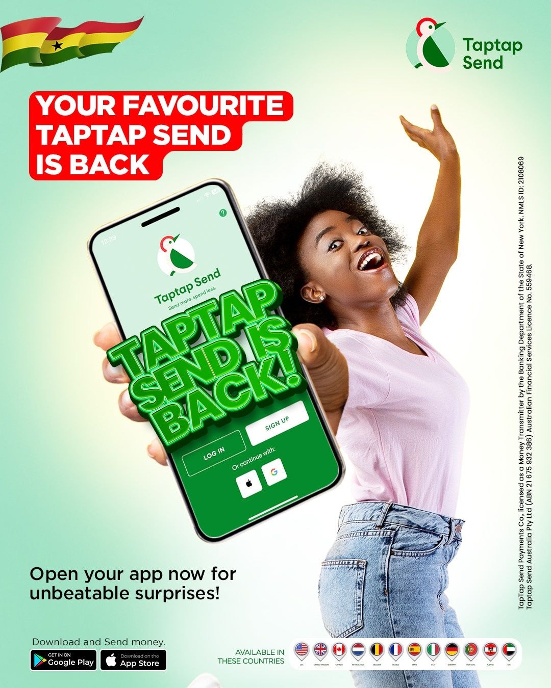 Taptap Send restores remittance services to Ghana after engagement with BoG