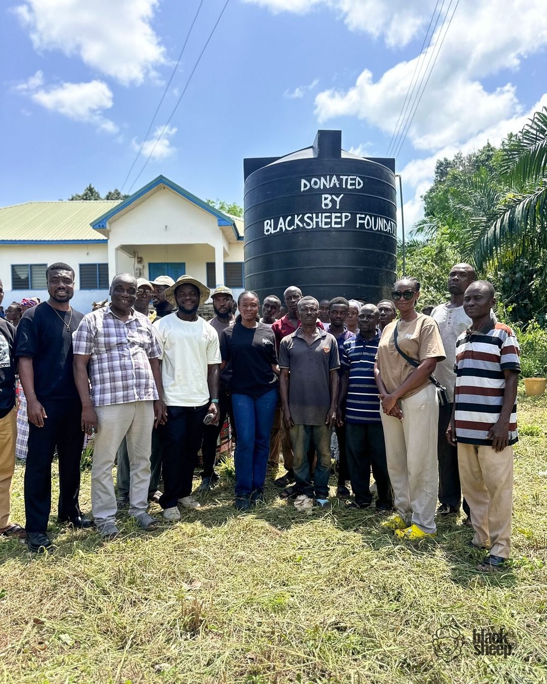 Blacksheep Foundation brings potable water and hope to Djamam Community