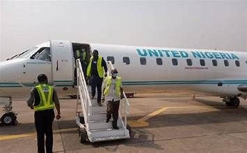United Nigeria Airlines first flight connecting Ghana