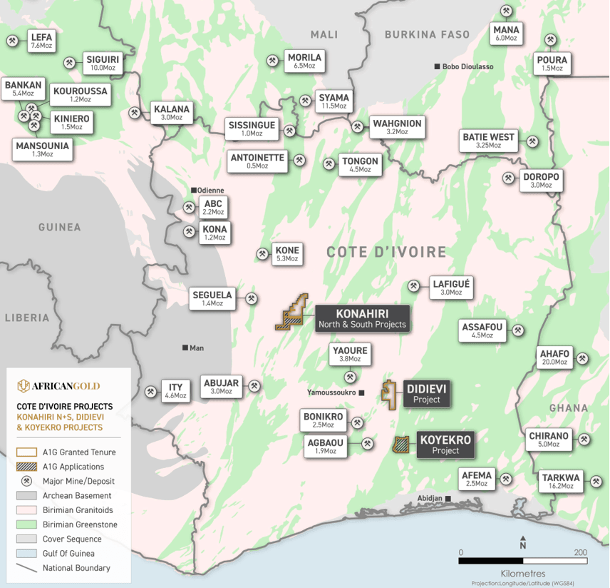 Montage Gold Corp acquires African Gold Limited to strengthen presence in Côte d’Ivoire